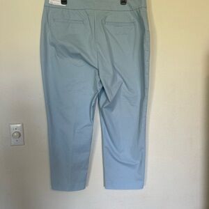 NWT Ann Taylor 16 THE CROP
CURVY FIT Blue Pants